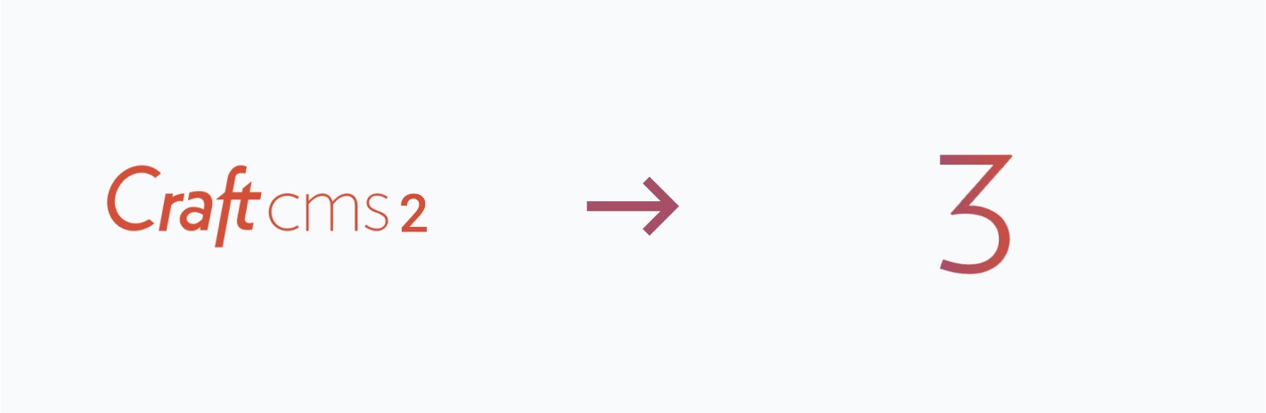 Migration from Craft CMS 2 to Craft 3 CMS infographic