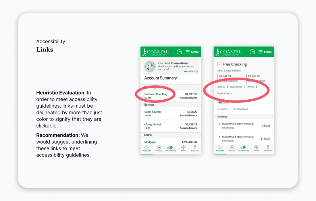 Accessibility slide from presentation deck