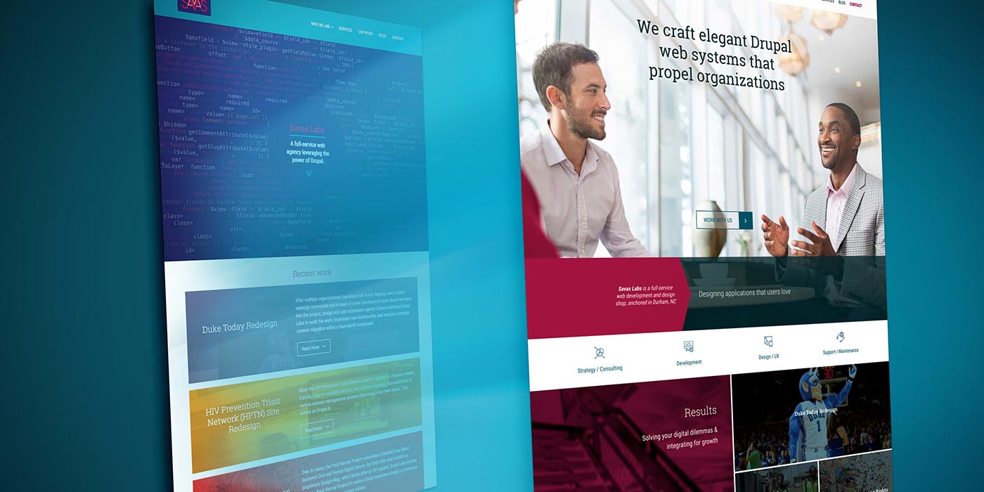Savaslabs.com Redesign