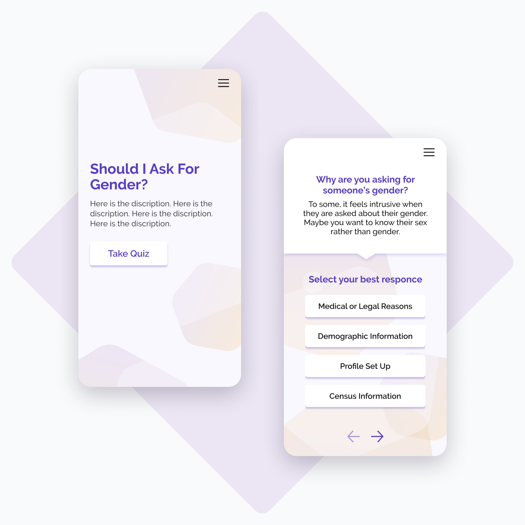 What I Learned Designing ShouldIAskForGender.com