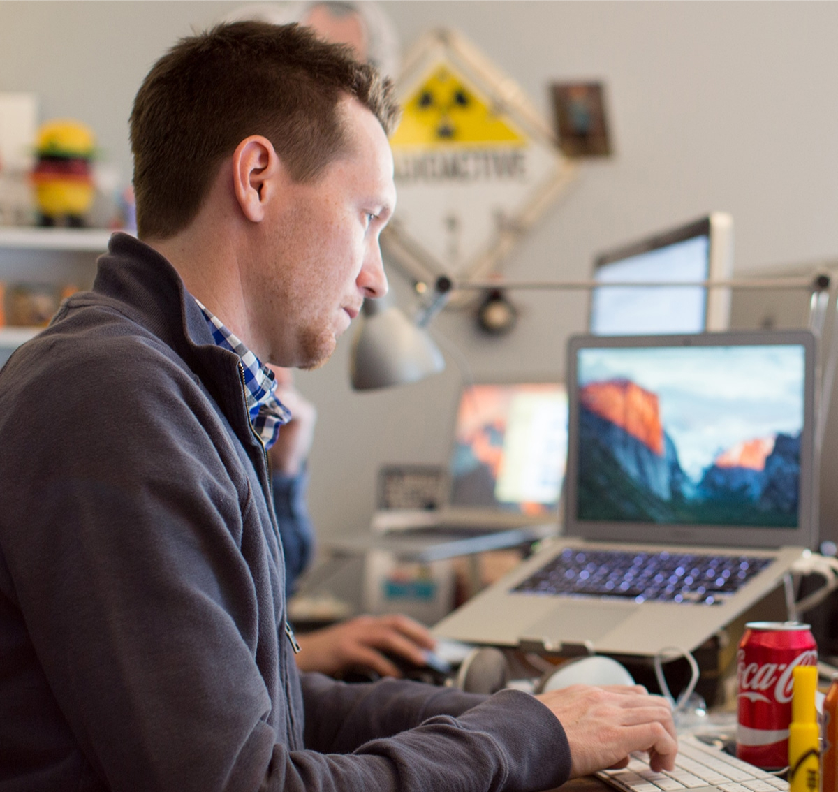 Ben at work