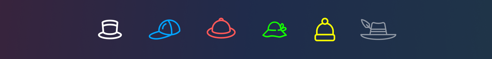 The different design thinking hats
