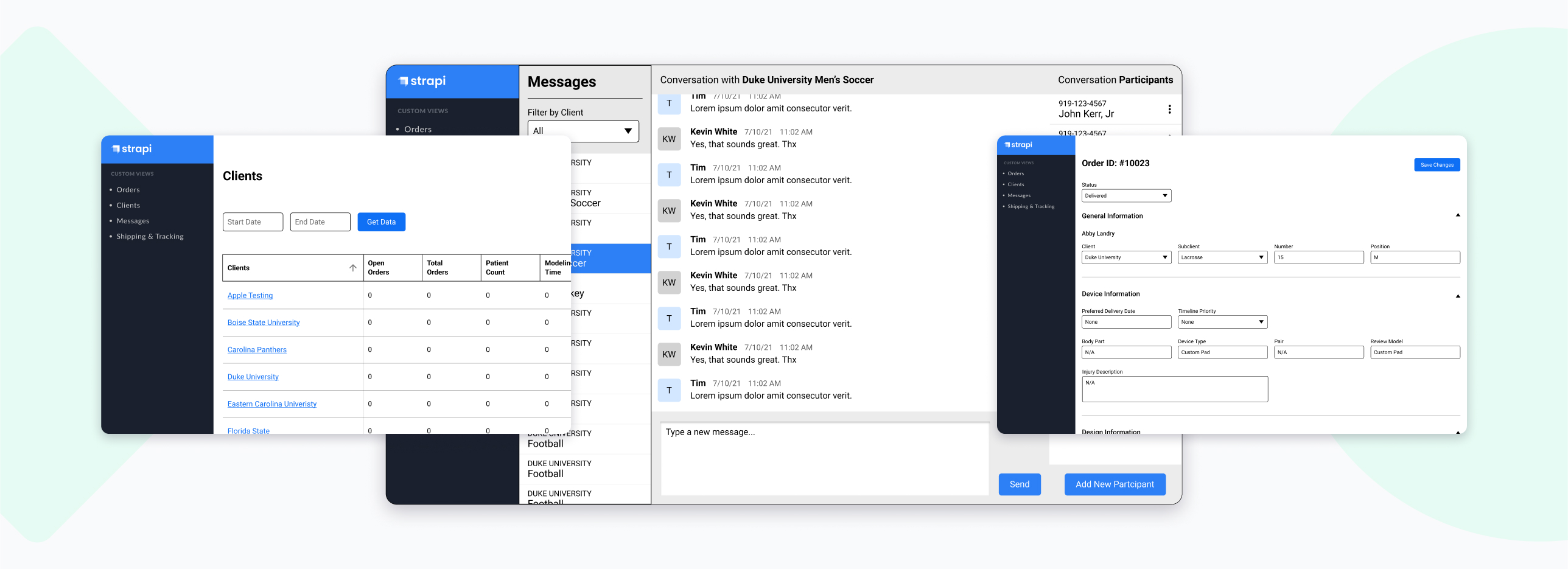 Protect3d three screens