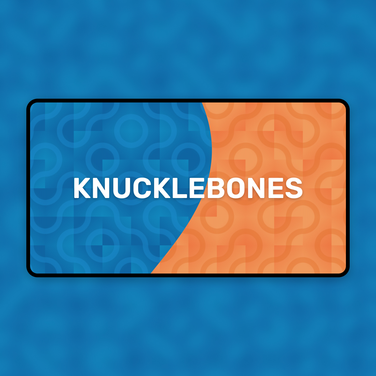 Knucklebones game homescreen
