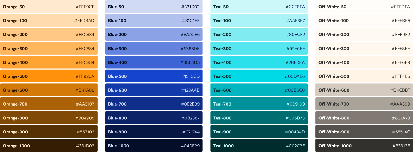 RevBoss brand color gradients