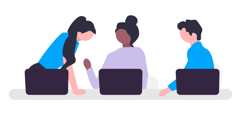 Collaboration with client graphic