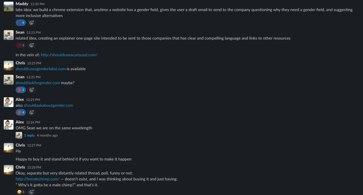 Should I Ask for a Gender Slack Conversation