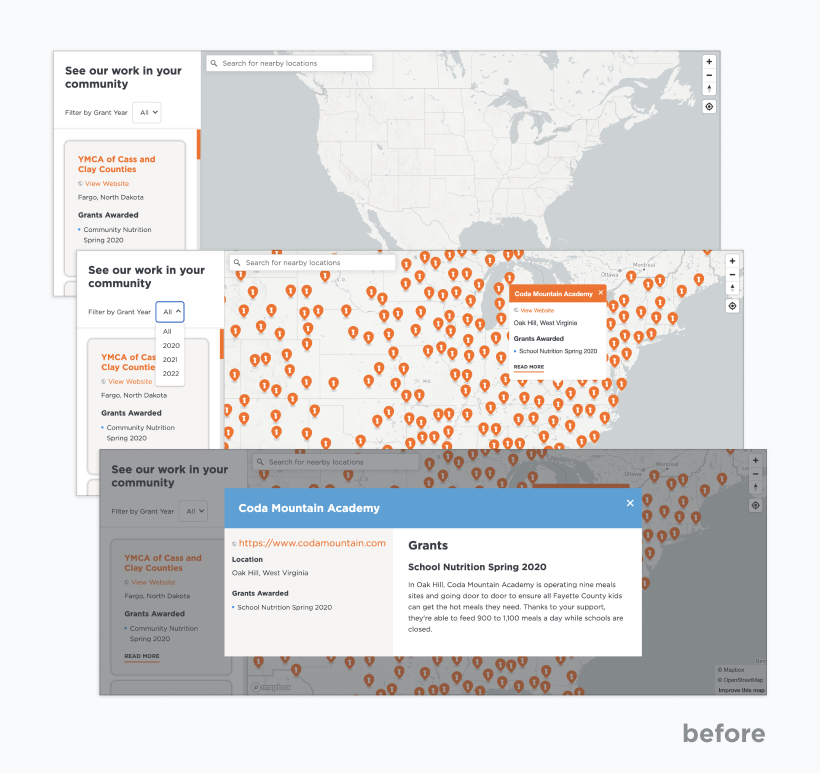 No Kid Hungry grant impact interactive map