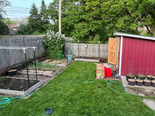 Matt Hisamoto's backyard garden