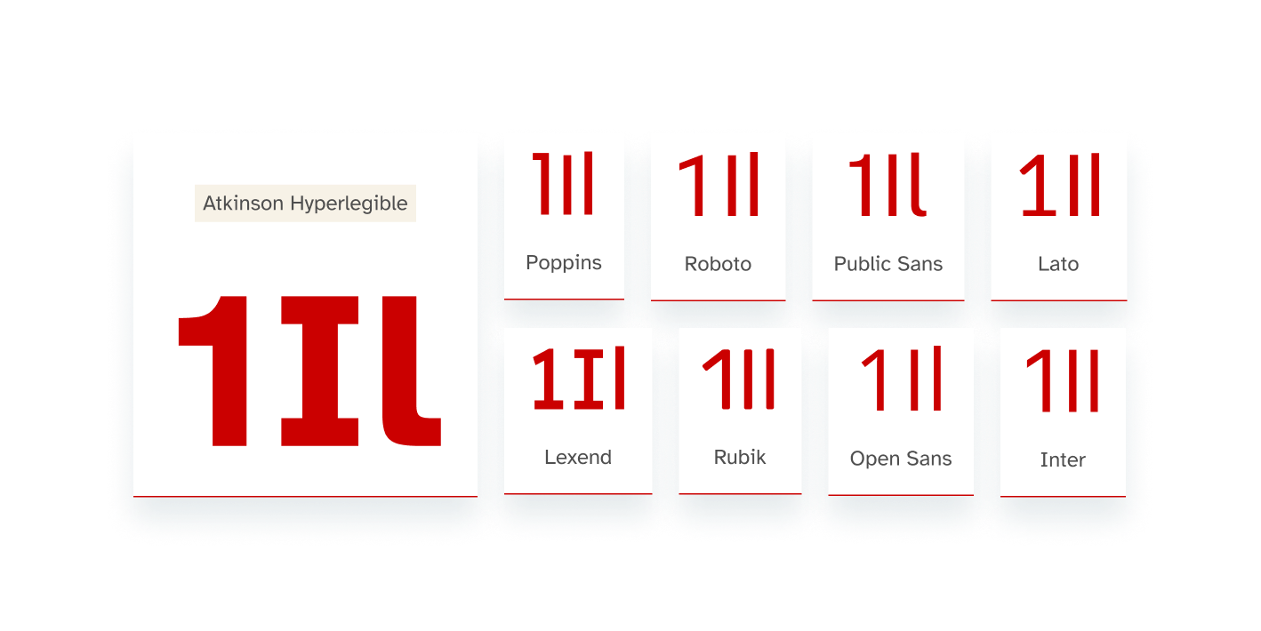 Atkinson Hyperlegible font