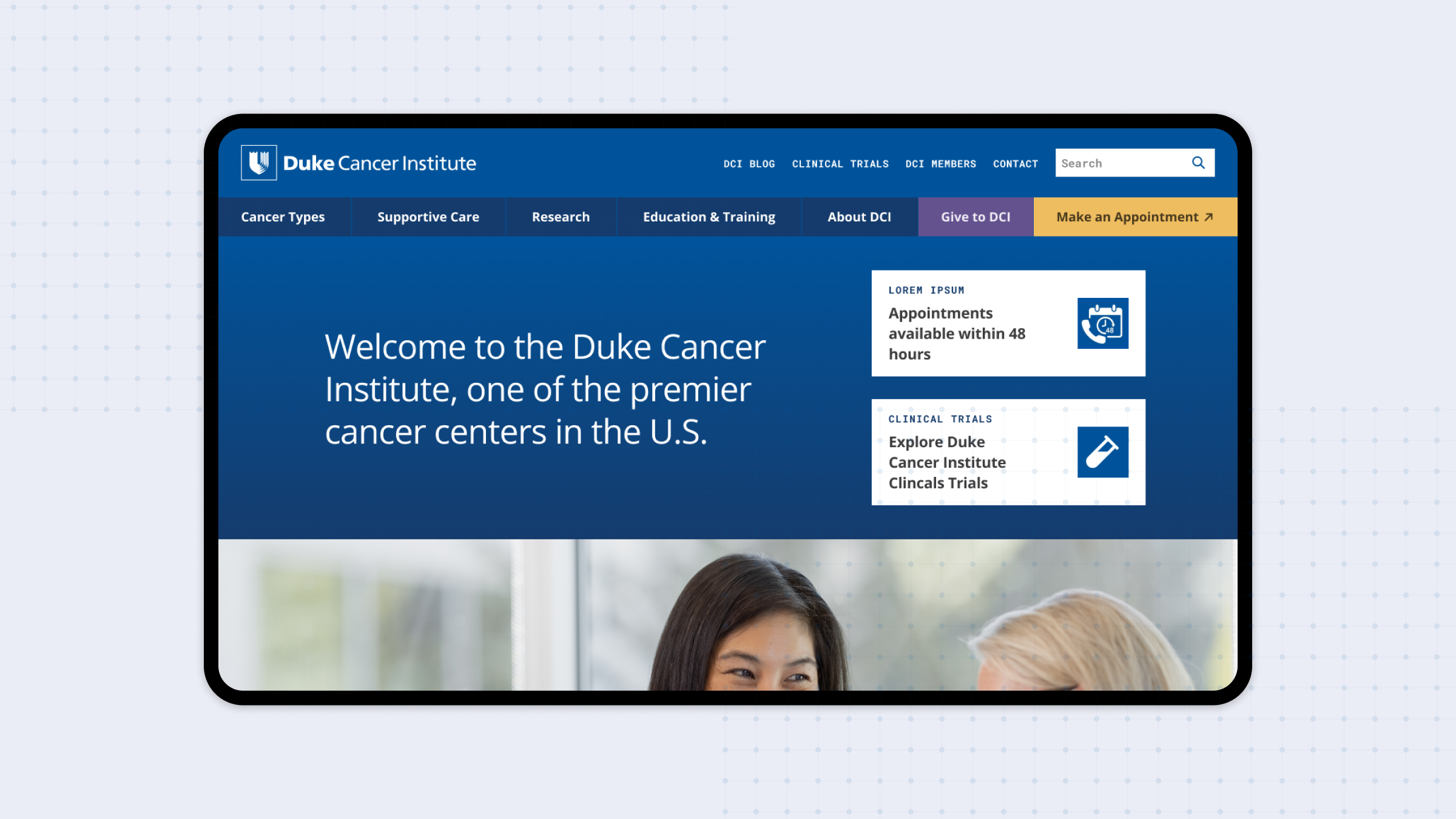 Duke Cancer Institute Homepage