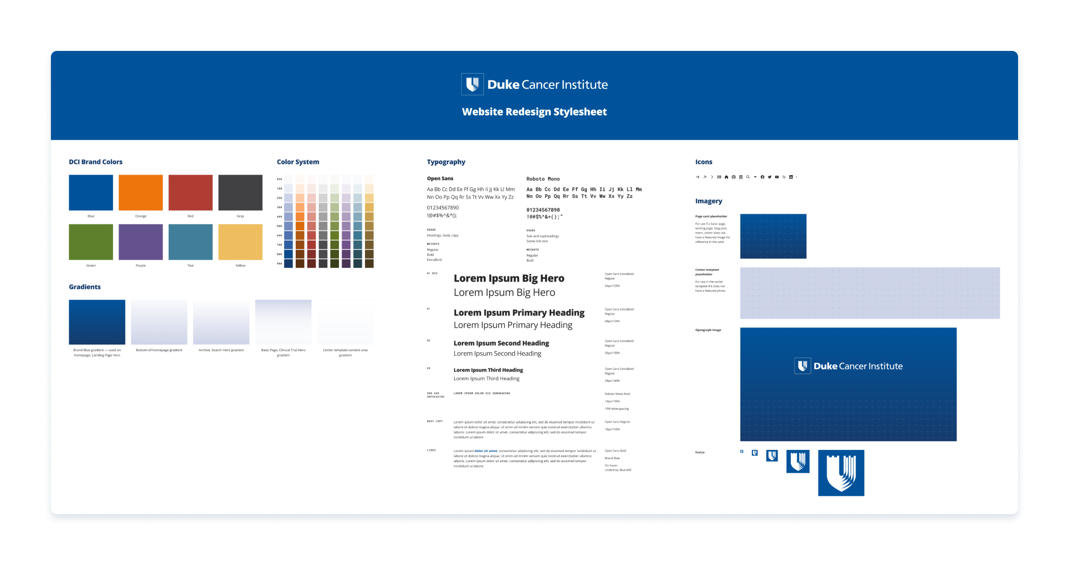 Branding for Duke Cancer Institute
