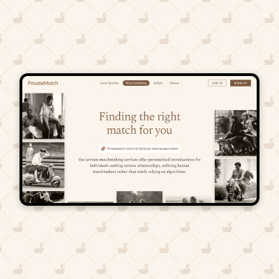 PrivateMatch website