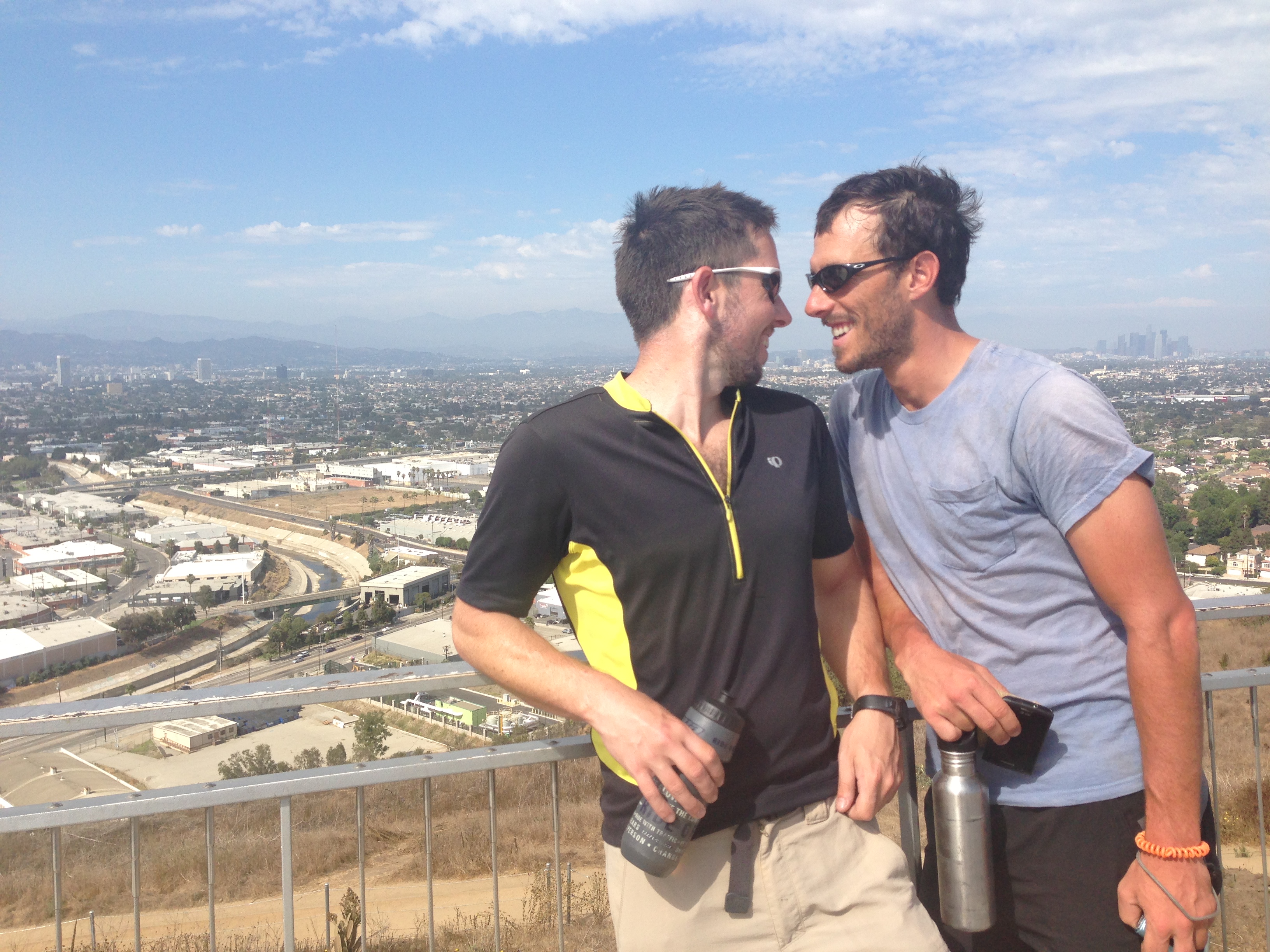 Dan and Chris having a deep conversation