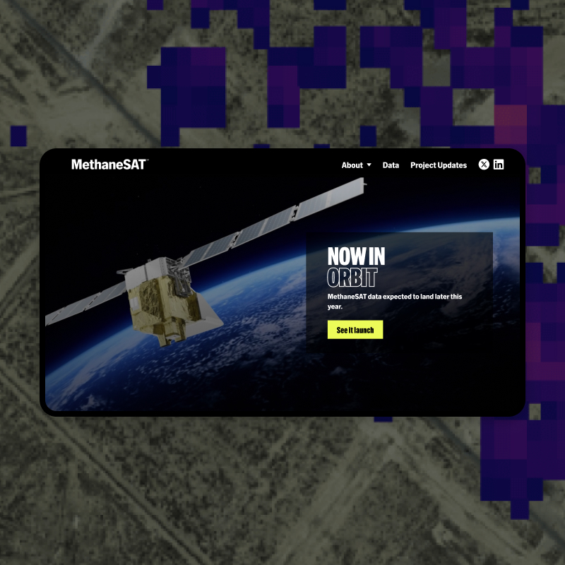 satellite over earth