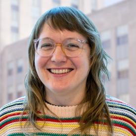 Kendall Holland on background