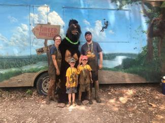 Simon with family
