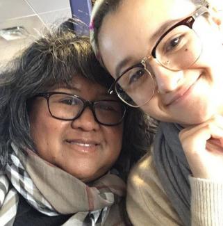 photo of mom and daughter