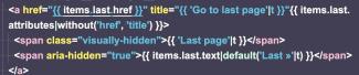 Code example