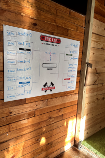 Axe competition bracket