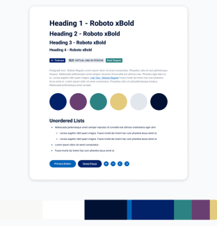 Component design consistency example