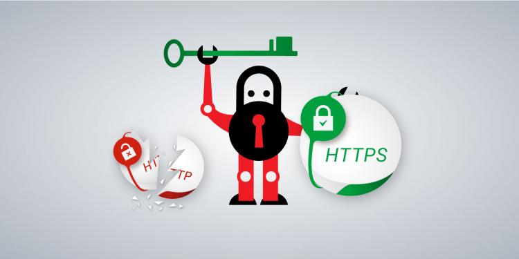 Image endorsing move to HTTPS from HTTP